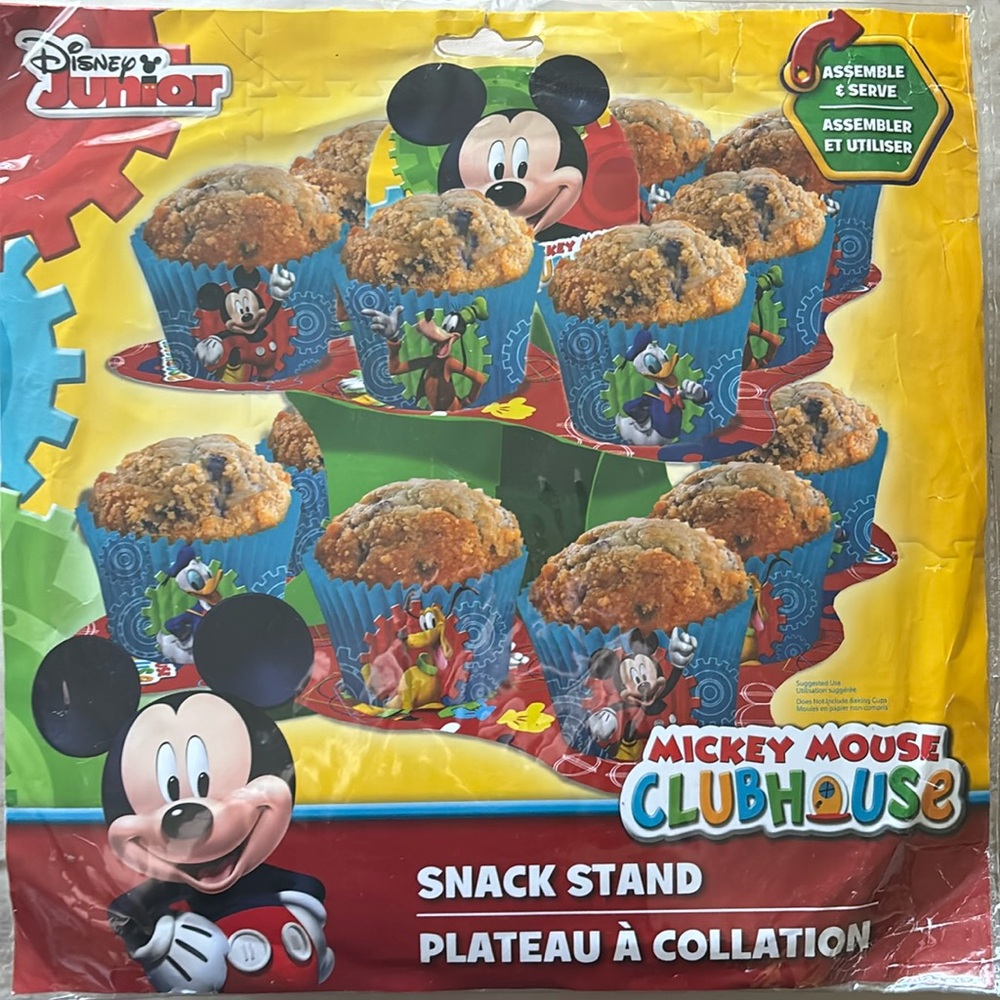 NWT Disney Mickey Mouse Clubhouse Snack Stand.  Set of two
